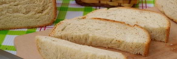 пшеничный хлеб в хлебопечке