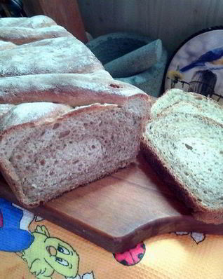 Ржаной хлеб на пшеничной опаре