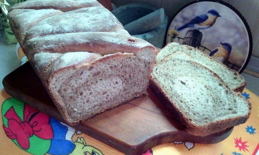 Рецепт ржаного хлеба на пшеничной опаре