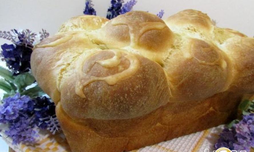 Рецепт сдобного хлеба с узором