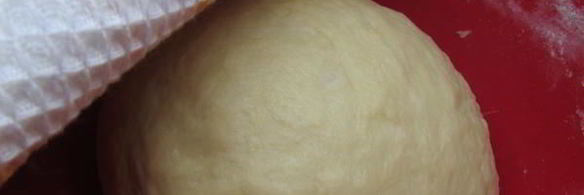 сдобный хлеб с узором