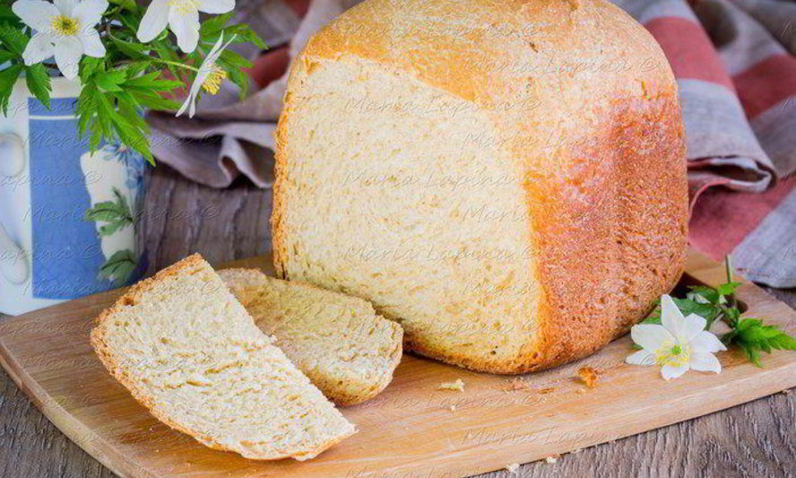 Рецепт цельнозернового хлеба на кефире с желтками