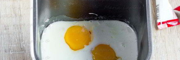 цельнозерновой хлеб на кефире с желтками