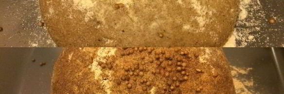 заварной хлеб с семечками