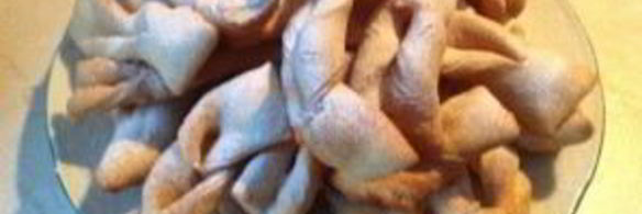 хворост на кефире пышный