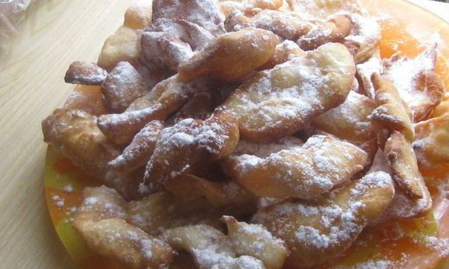 Рецепт хвороста на кефире