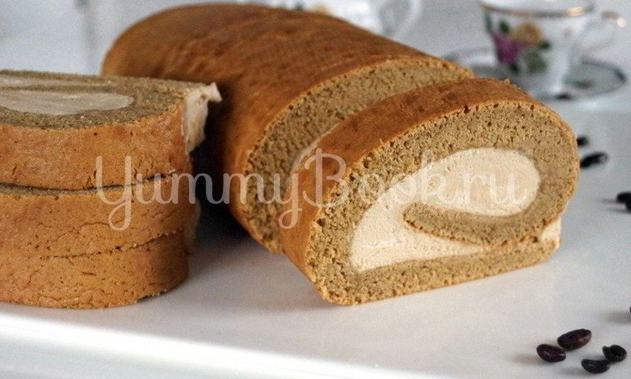 Рецепт кофейного рулета