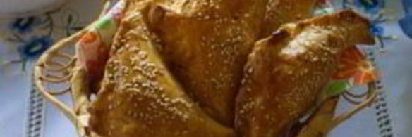 конвертики из бездрожжевого слоеного теста