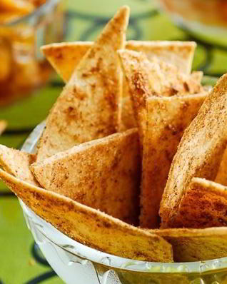 Чипсы из лаваша со специями