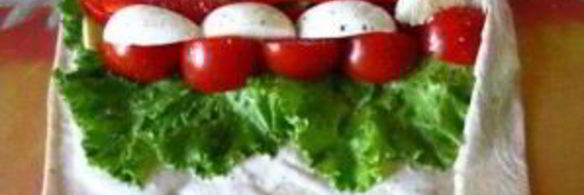 грудка в лаваше