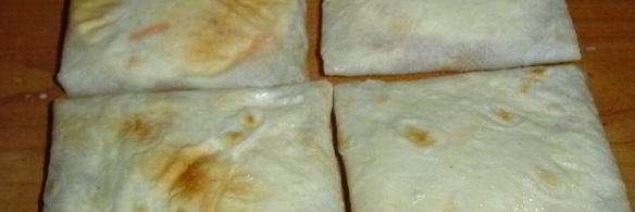 конвертики из лаваша с тыквенно-творожной начинкой