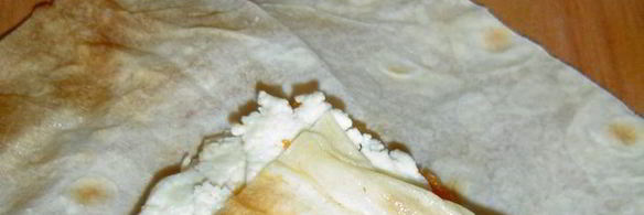 конвертики из лаваша с тыквенно-творожной начинкой