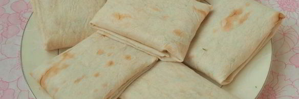 конвертики из лаваша с ветчиной и сыром