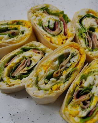 Лаваш с беконом