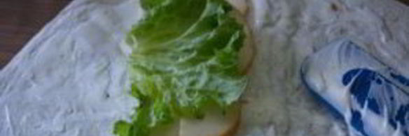 лаваш с копченым сыром