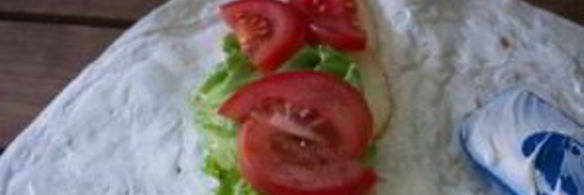 лаваш с копченым сыром