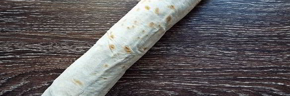 лаваш с крабовыми палочками и корейской морковкой