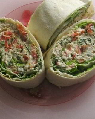 Лаваш с курицей