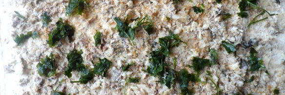 лаваш с рыбой и рисом в духовке