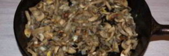 лаваш с шампиньонами