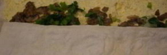 лаваш с шампиньонами