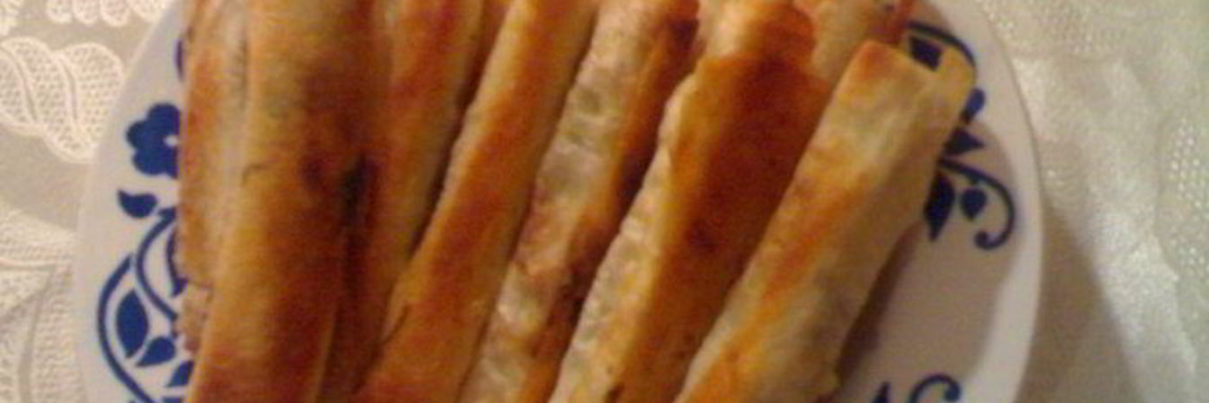 Лаваш с сыром и зеленью