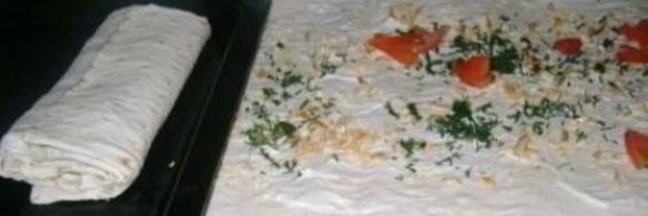 лаваш с сыром в духовке