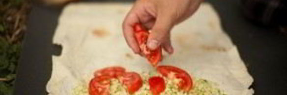 лаваш с укропом