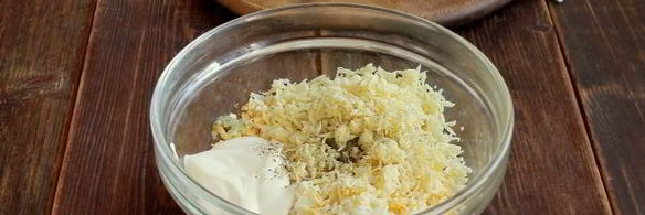 лаваш с яйцом и сыром