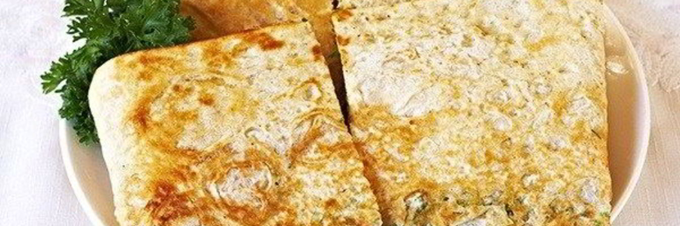 Лаваш с зеленью