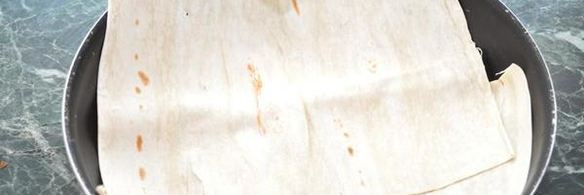 овощи, запеченные на лаваше