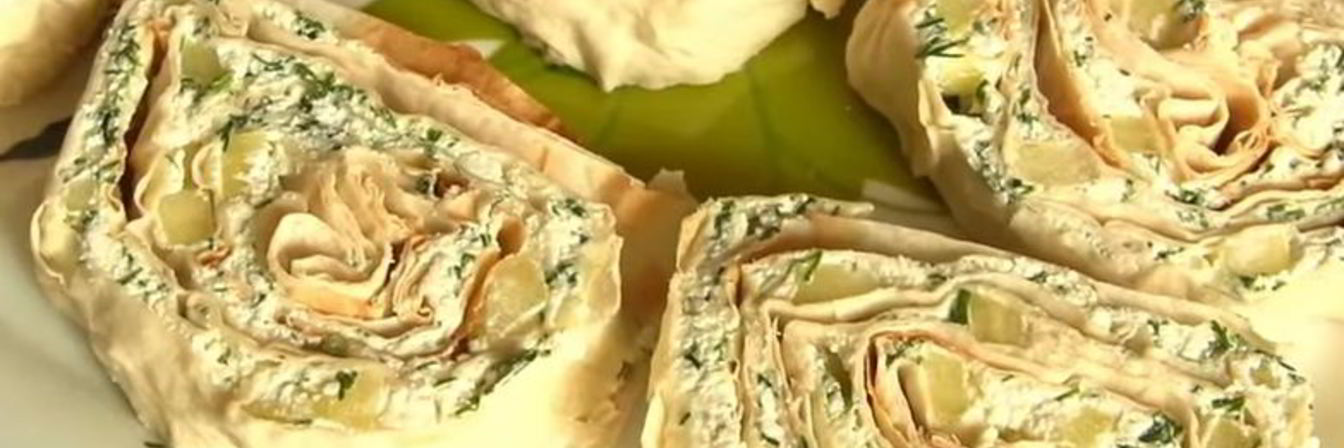 Рулетики из лаваша