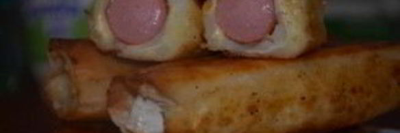 сосиски в лаваше с картошкой