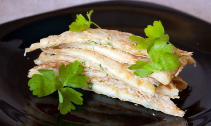 Рецепт сулугуней в лаваше