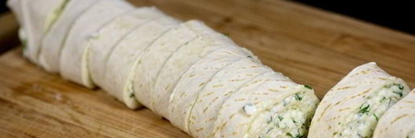 Тонкий лаваш с сыром