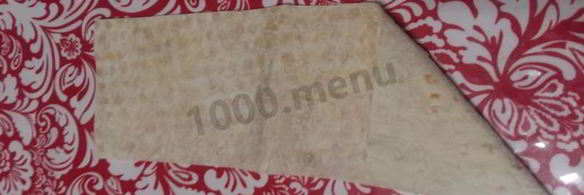 творожно-яблочные конвертики из лаваша