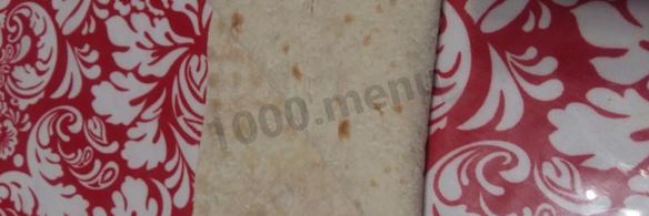 творожно-яблочные конвертики из лаваша