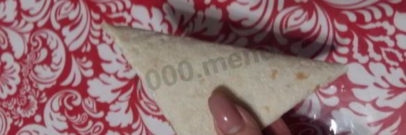 творожно-яблочные конвертики из лаваша