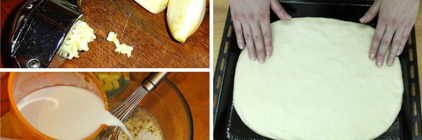 Чесночные лепешки