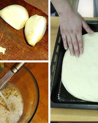 Чесночные лепешки