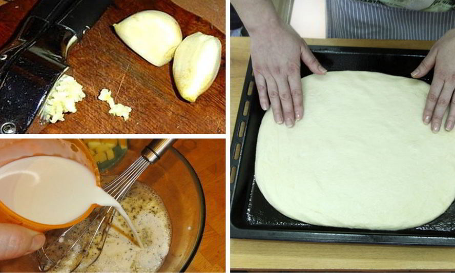 Рецепт чесночных лепешек