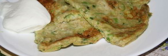 диетическая кабачковая лепешка