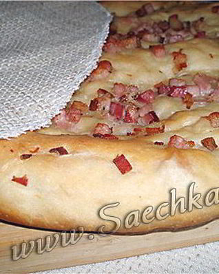 Фокачча с беконом