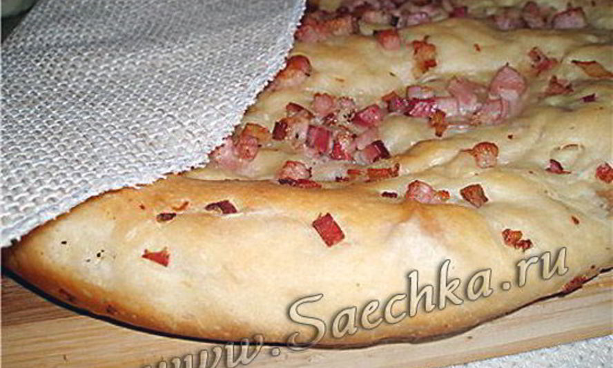 Рецепт фокаччи с беконом