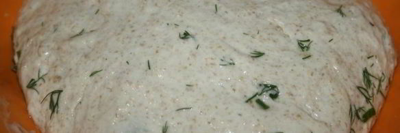 хлебные лепешки в духовке с луком и укропом