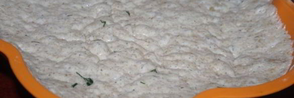 хлебные лепешки в духовке с луком и укропом