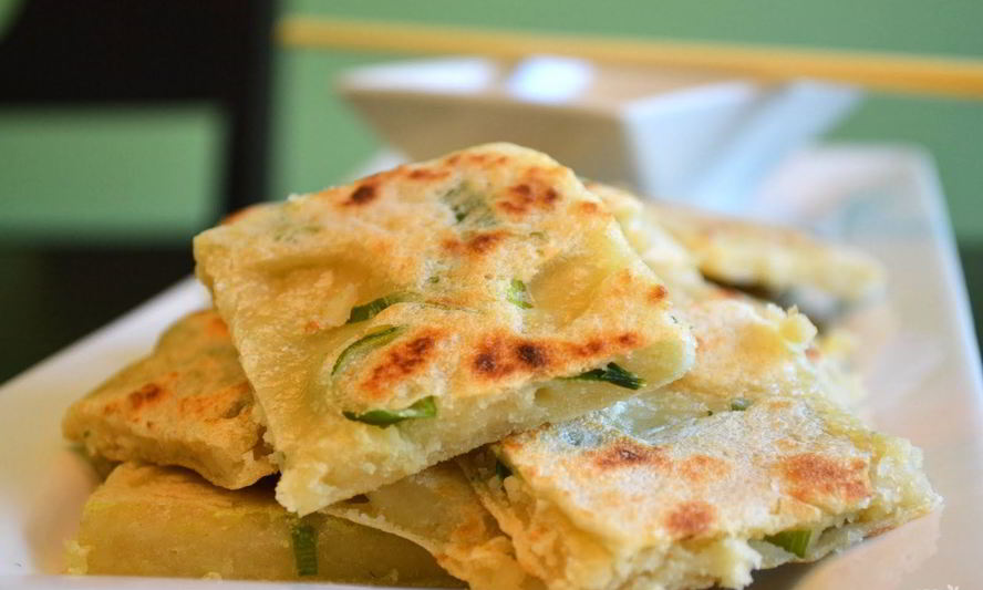 Рецепт китайской лепешки с луком