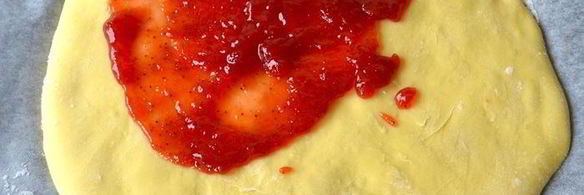 клубничная фокачча