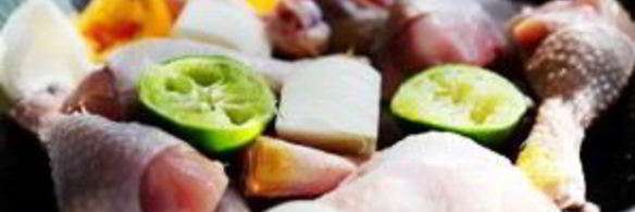 куриные ножки в цитрусовом маринаде не лепешках