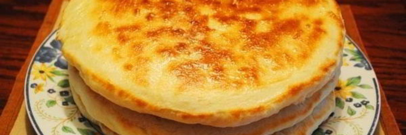 Лепешка на сметане к чаю